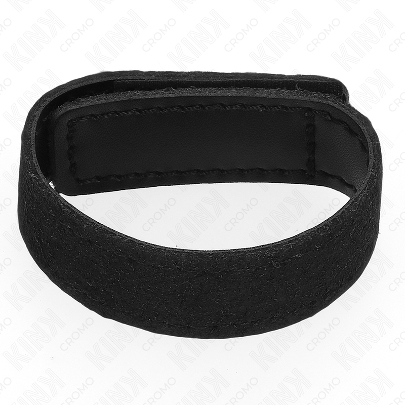 KINK - Läder Penisring med Kardborre 20 x 2 cm