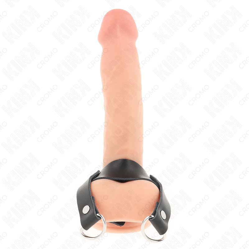 KINK - Penisring med 'D'-formade ringar 18,5 x 3,3 cm