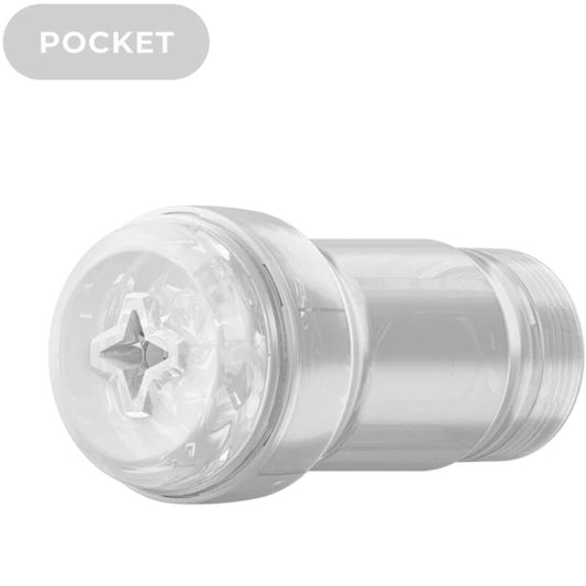 Kiiroo Feel Pocket Stroker Crystal, transparent masturbator