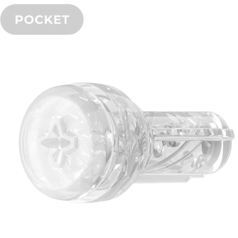 Kiiroo Feel Pocket Stroker Crystal, transparent masturbator