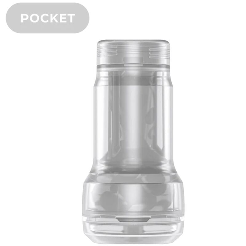 Kiiroo Feel Pocket Stroker Crystal, transparent masturbator