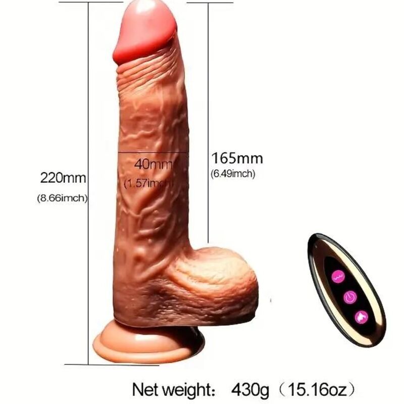 Uppladdningsbar realistisk dildo från Armony
