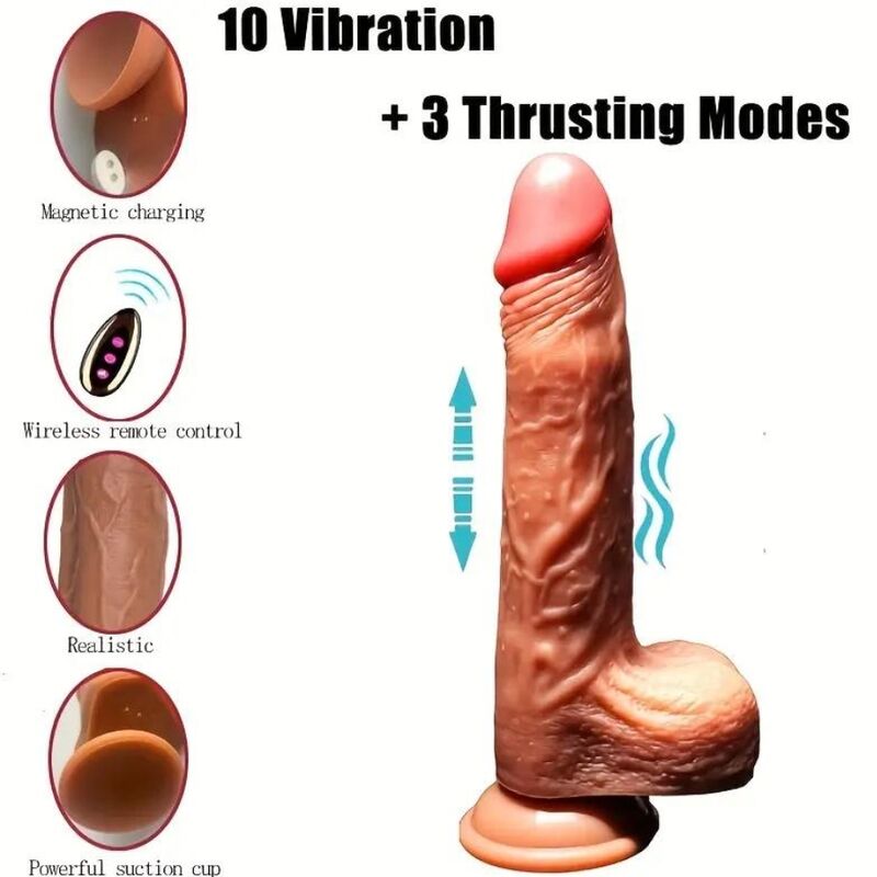 Uppladdningsbar realistisk dildo från Armony