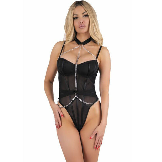 Rubika Body med choker i svart från Livco Corsetti Fashion
