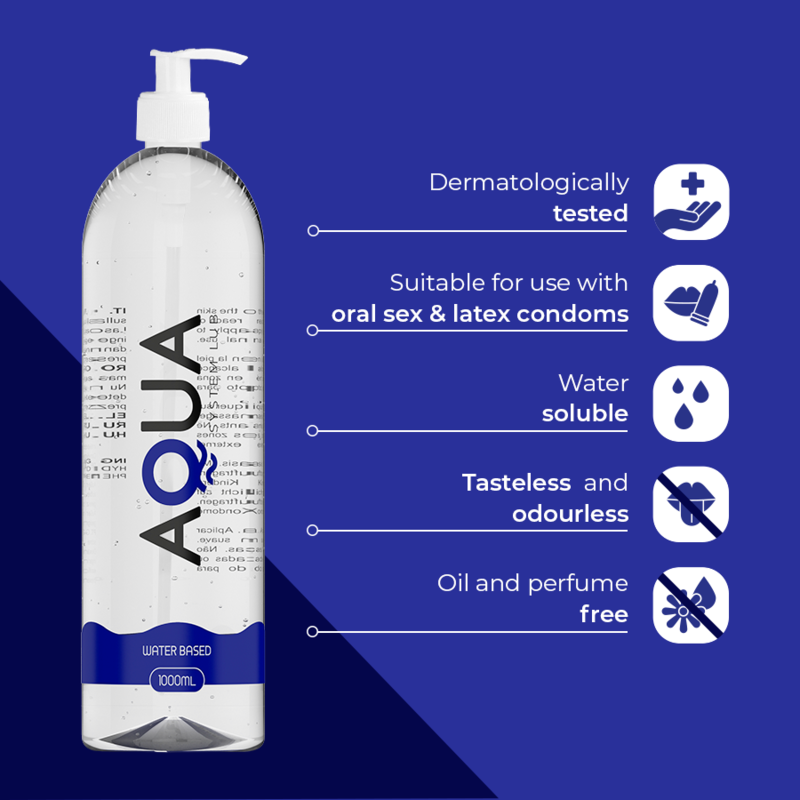 AQUA QUALITY vattenbaserat glidmedel 1000 ml
