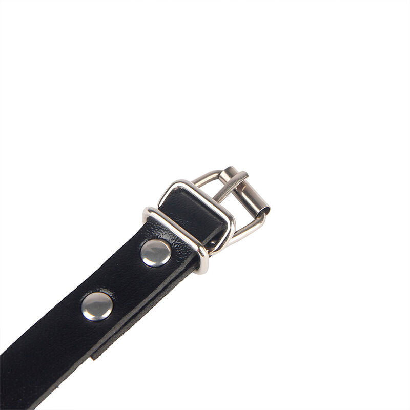 SUBBLIME - 953690 Handfängsel med Bondagebälte Svart One Size