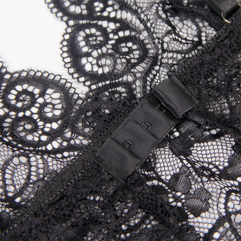 Sublime nattklänning och trosor i svart för kvinnor