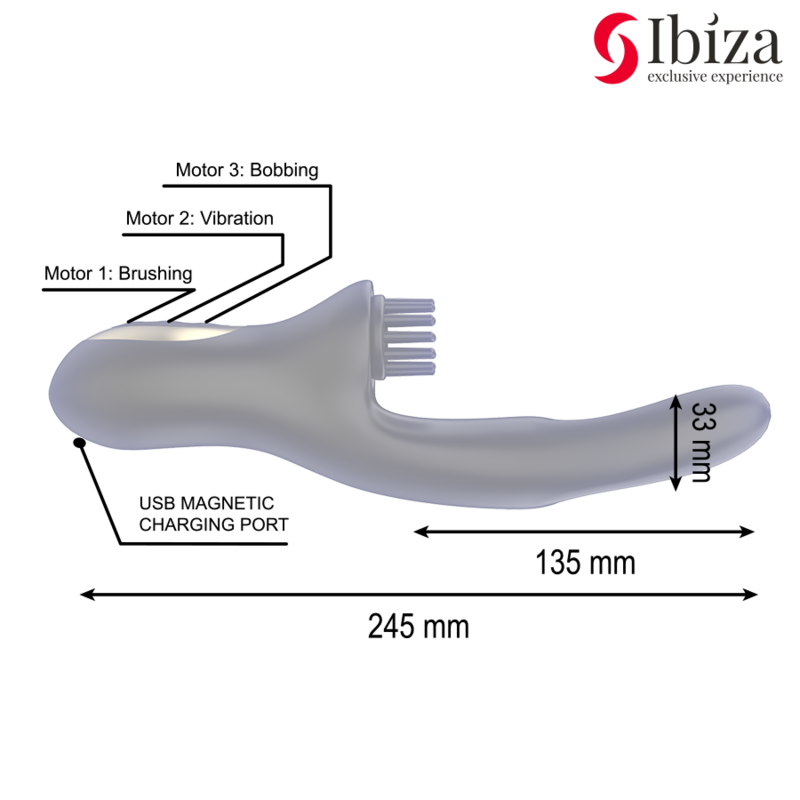IBIZA Hi-Tech Rabbit Vibrator för klitorisstimulering