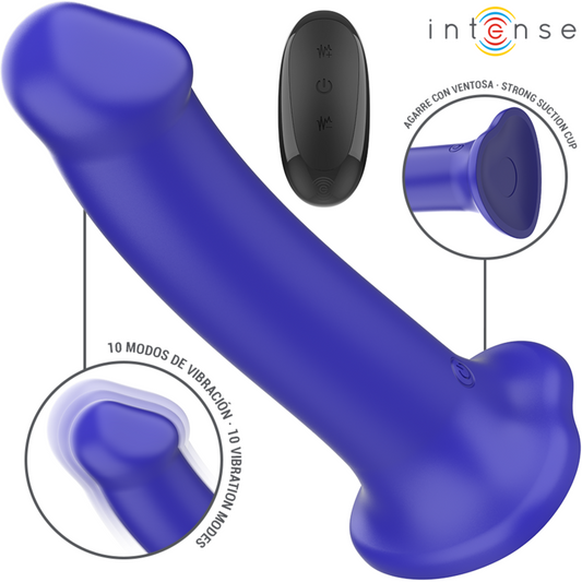 INTENSE VICTORIA vibrator med sugkopp och fjärrkontroll