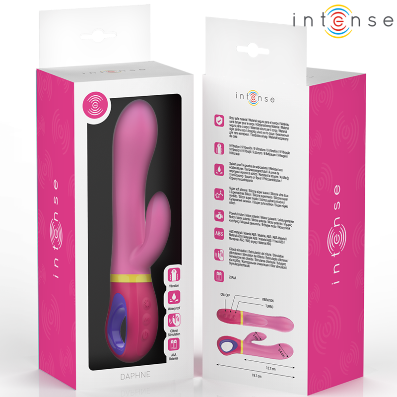 DAPHNE rosa kaninvibrator för njutning och stimulering