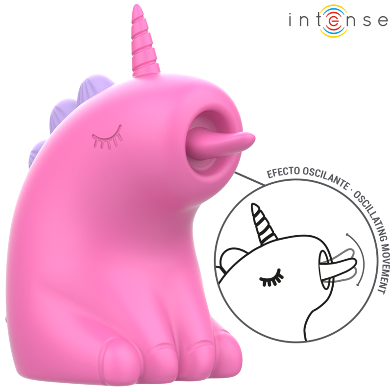 PINKIE 360º roterande tungstimulator i fuchsia