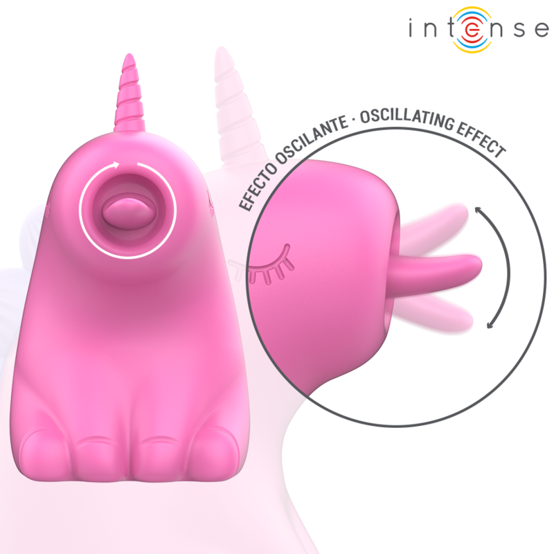PINKIE 360º roterande tungstimulator i fuchsia