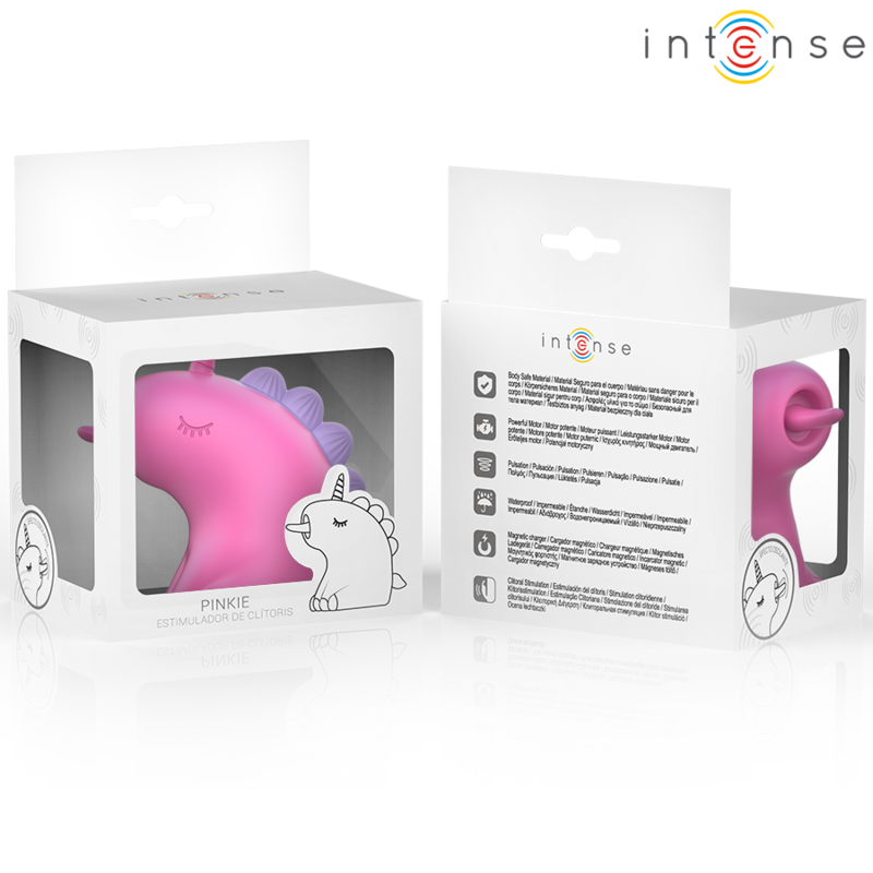 PINKIE 360º roterande tungstimulator i fuchsia