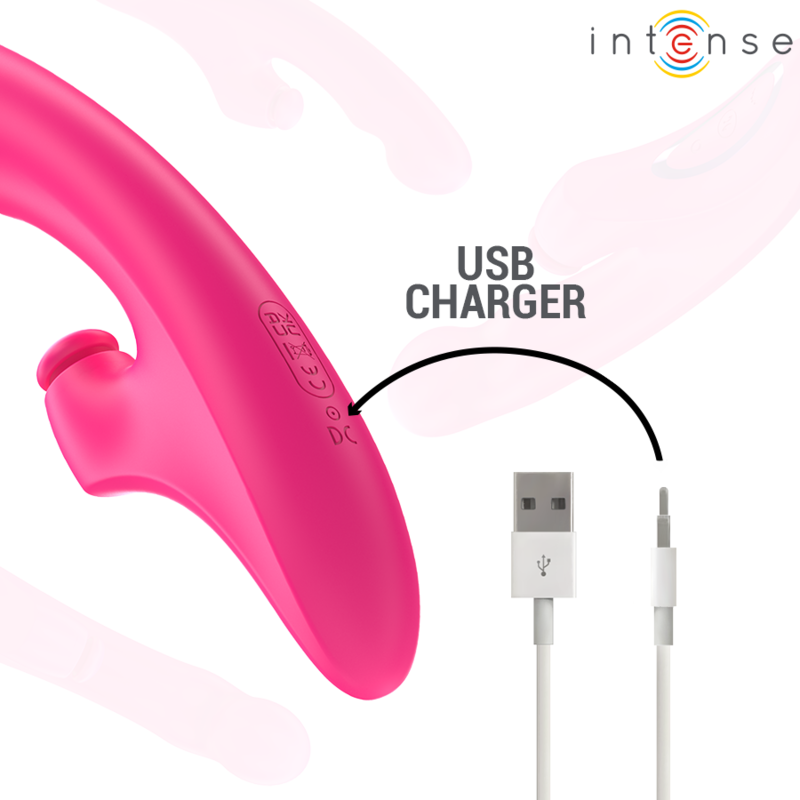 INTENSE EMI vibrator 13,5 cm multifunktionell rosa