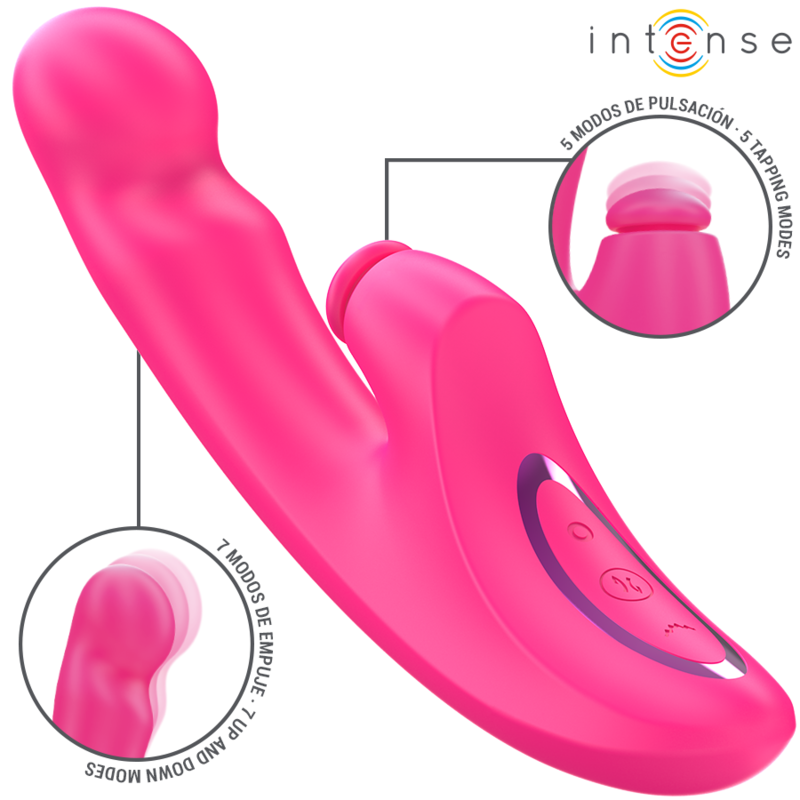 INTENSE EMI vibrator 13,5 cm multifunktionell rosa