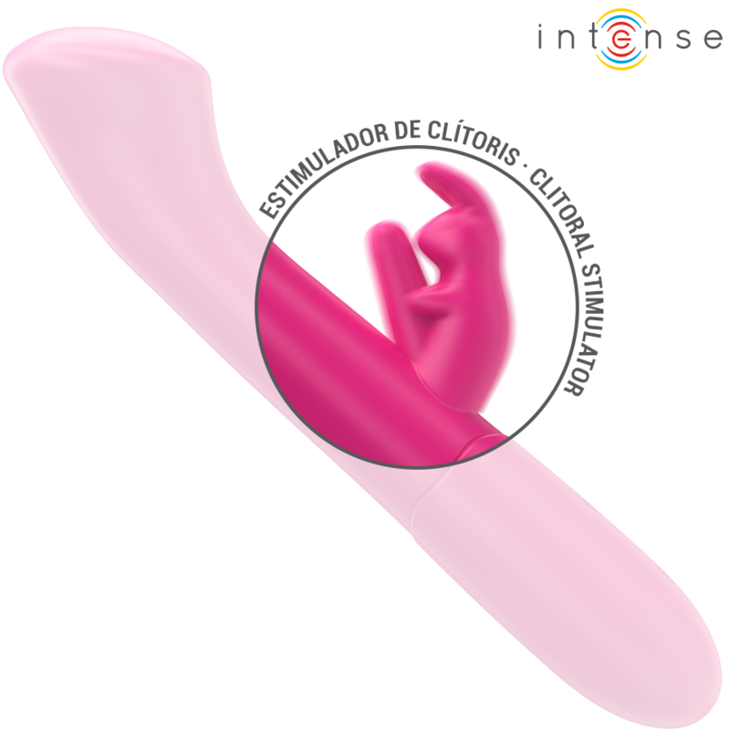 INTENSE - JULIETA RABBIT VIBRATOR 18,6 CM 10 VIBRATIONER PINK