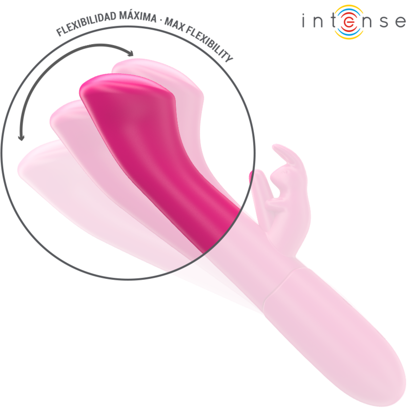 INTENSE - JULIETA RABBIT VIBRATOR 18,6 CM 10 VIBRATIONER PINK