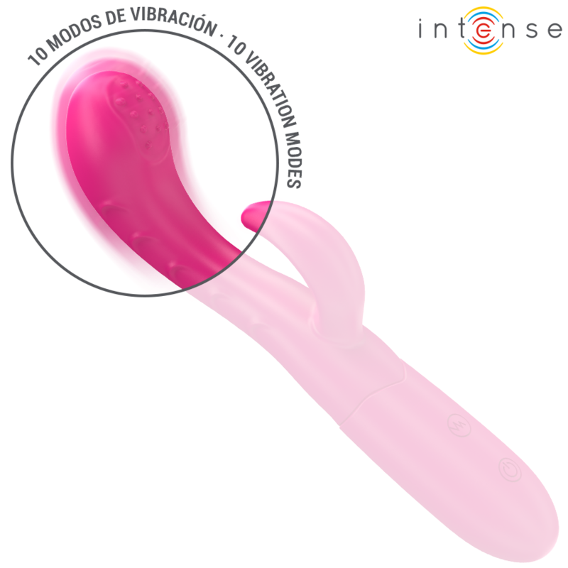 Rosa AMARA vibrator med stimulerande tungspets