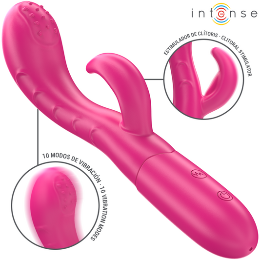 Rosa AMARA vibrator med stimulerande tungspets