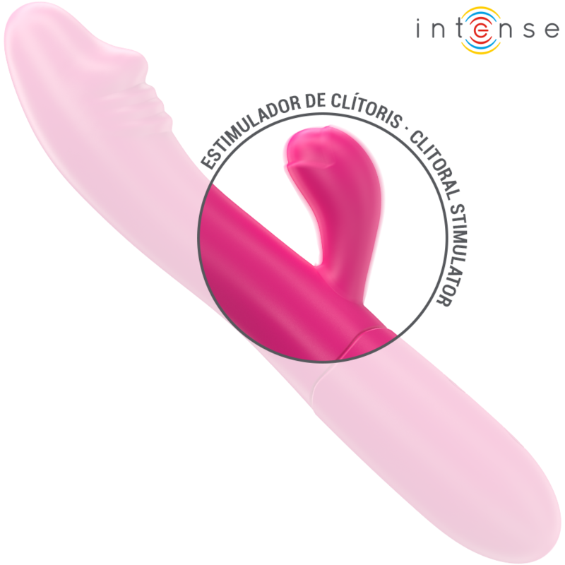 IVY flexibel vibrator rosa med stimulerande tunga