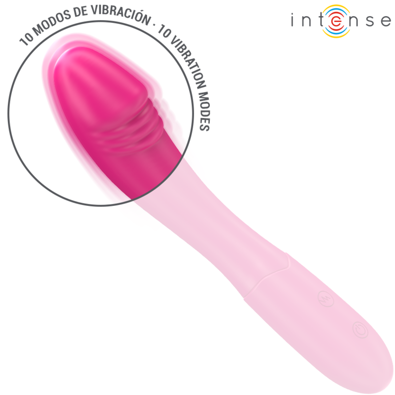 INTENSE BELINDA vibrator 19 cm rosa med 10 vibrationslägen