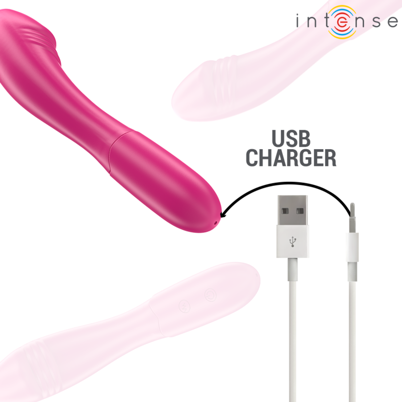 INTENSE BELINDA vibrator 19 cm rosa med 10 vibrationslägen