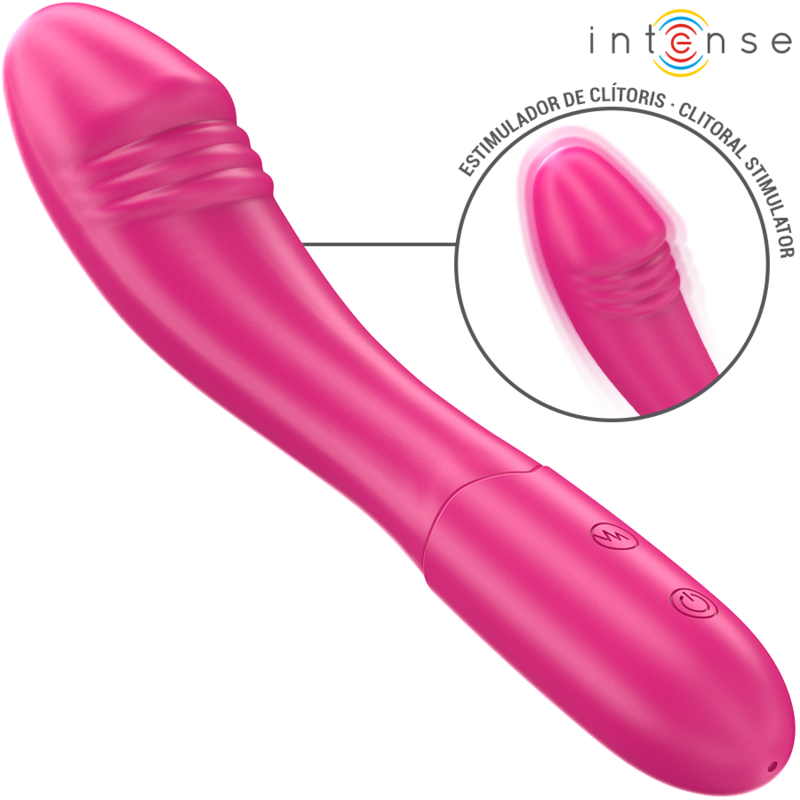 INTENSE BELINDA vibrator 19 cm rosa med 10 vibrationslägen