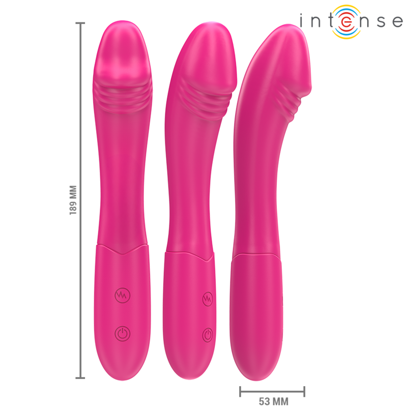 INTENSE BELINDA vibrator 19 cm rosa med 10 vibrationslägen