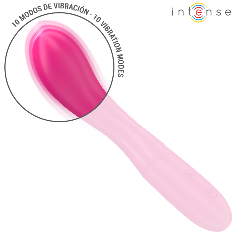 LISETTE vibrator 19 cm flexibel med 10 vibrationslägen i rosa