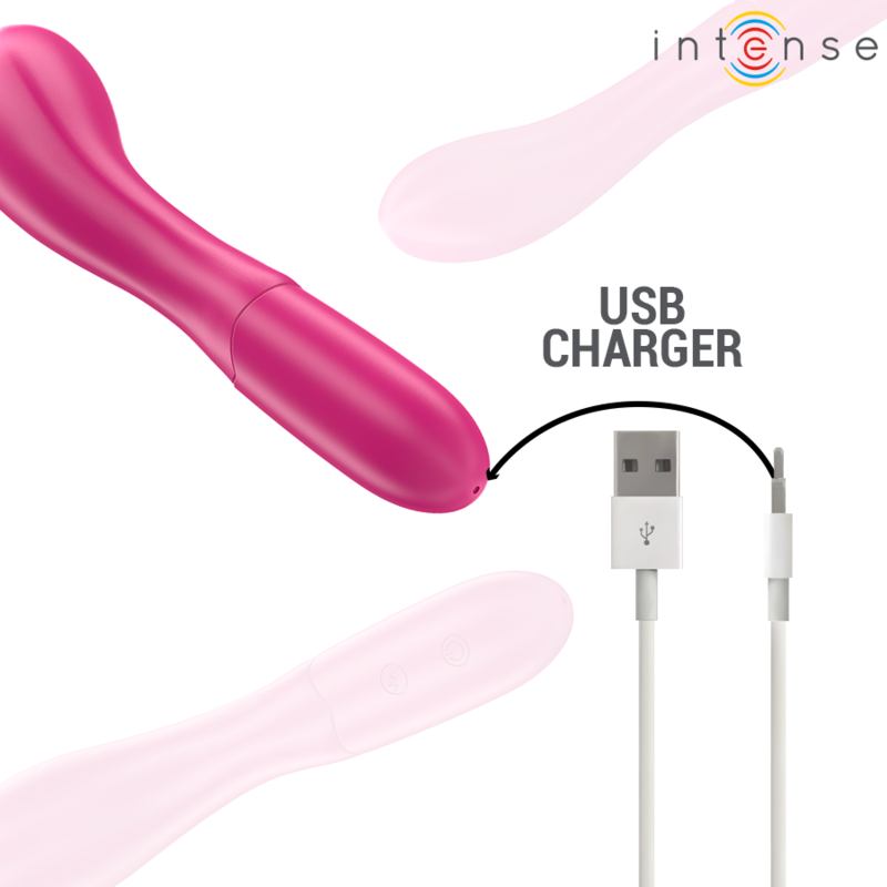 LISETTE vibrator 19 cm flexibel med 10 vibrationslägen i rosa