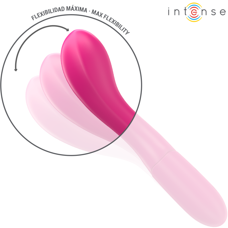 LISETTE vibrator 19 cm flexibel med 10 vibrationslägen i rosa