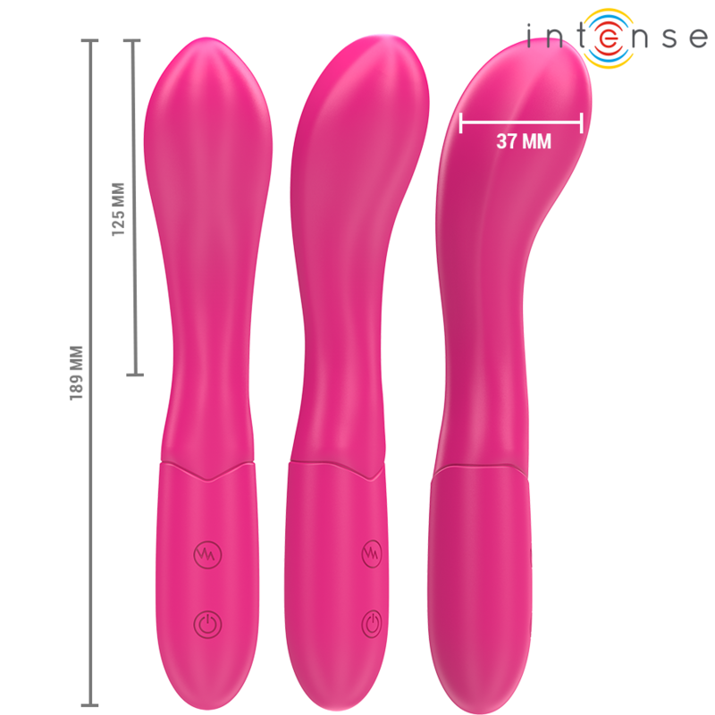LISETTE vibrator 19 cm flexibel med 10 vibrationslägen i rosa