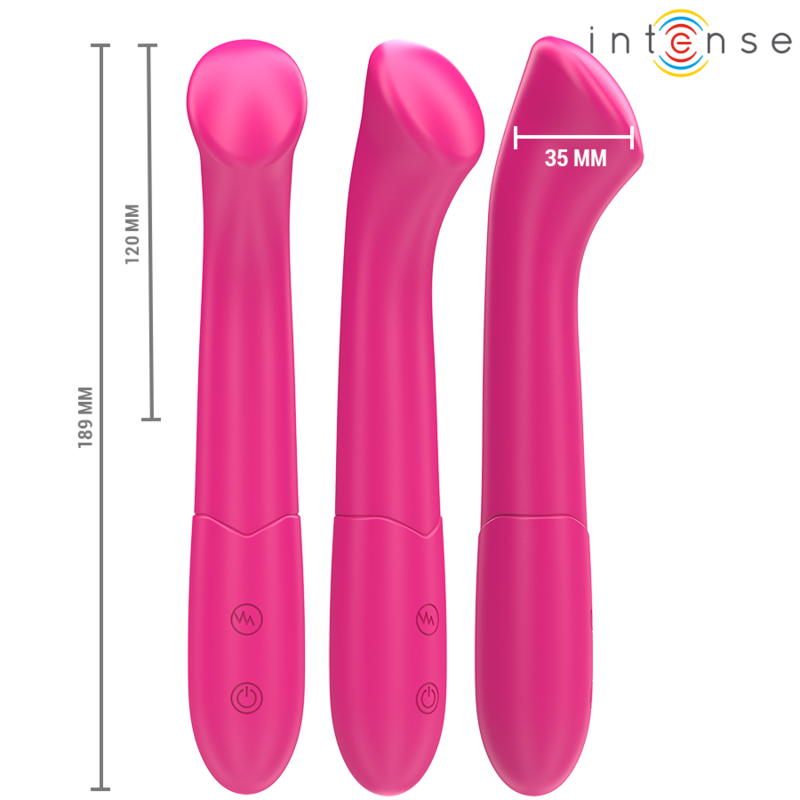 PATY vibrator 19 cm med flexibel design och 10 vibrationslägen