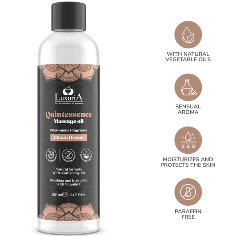 Intimateline Luxuria Massageolja Choklad 150 ml