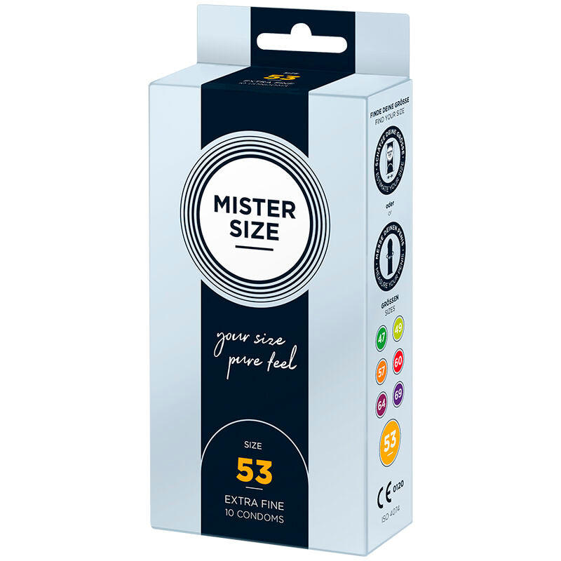 MISTER SIZE kondom storlek M 53 mm, 10 enheter