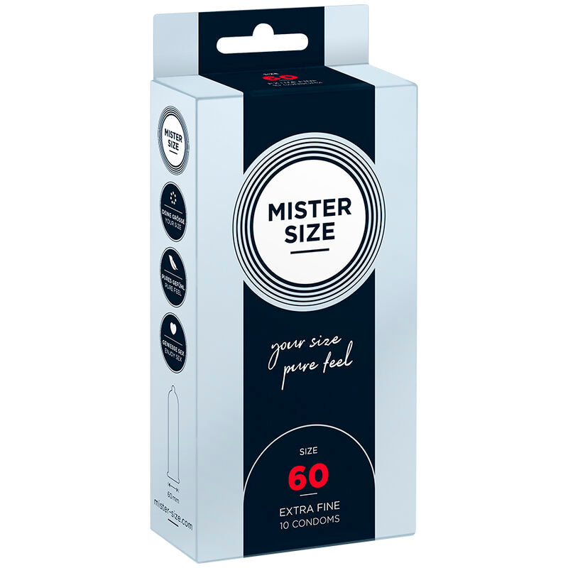 MISTER SIZE XL 60 mm kondom, 10 enheter