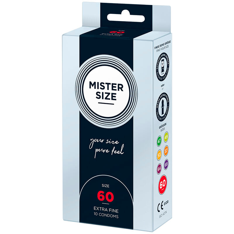 MISTER SIZE XL 60 mm kondom, 10 enheter