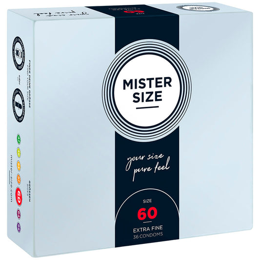 MISTER SIZE XL 60 mm kondom, 36 enheter