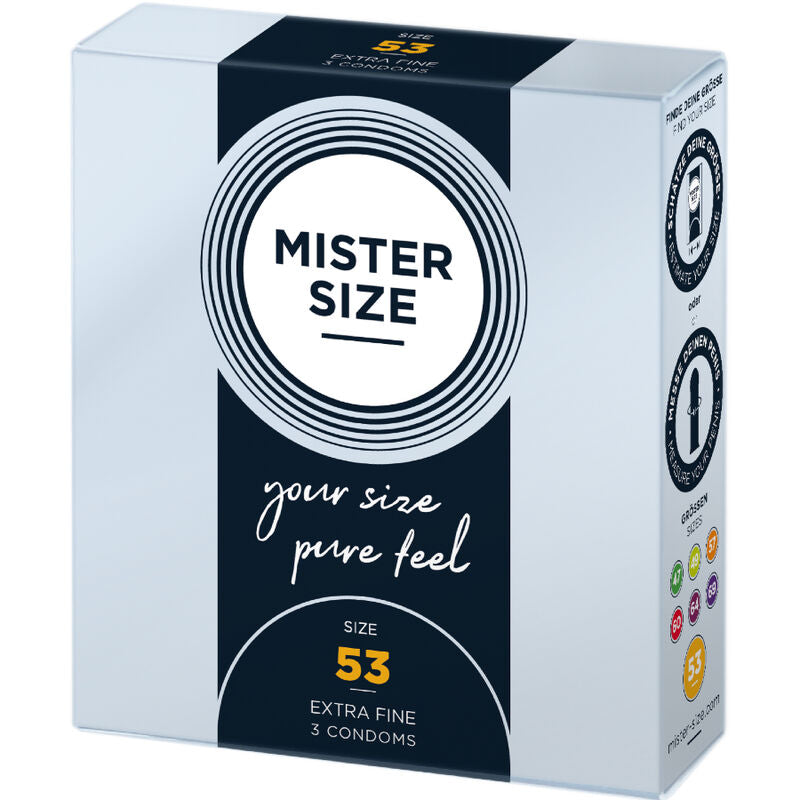 MISTER SIZE kondom storlek M 53 mm, 3 enheter
