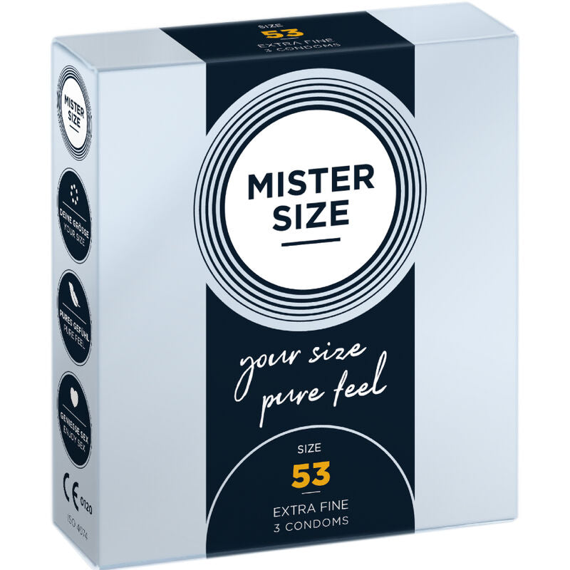 MISTER SIZE kondom storlek M 53 mm, 3 enheter