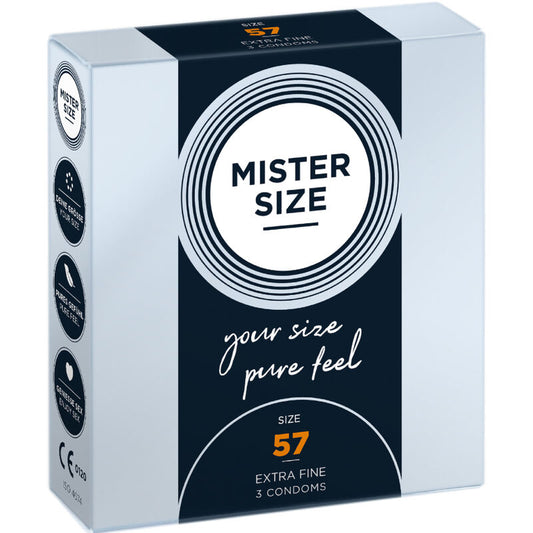 MISTER SIZE kondom storlek L 57 mm, 3 enheter