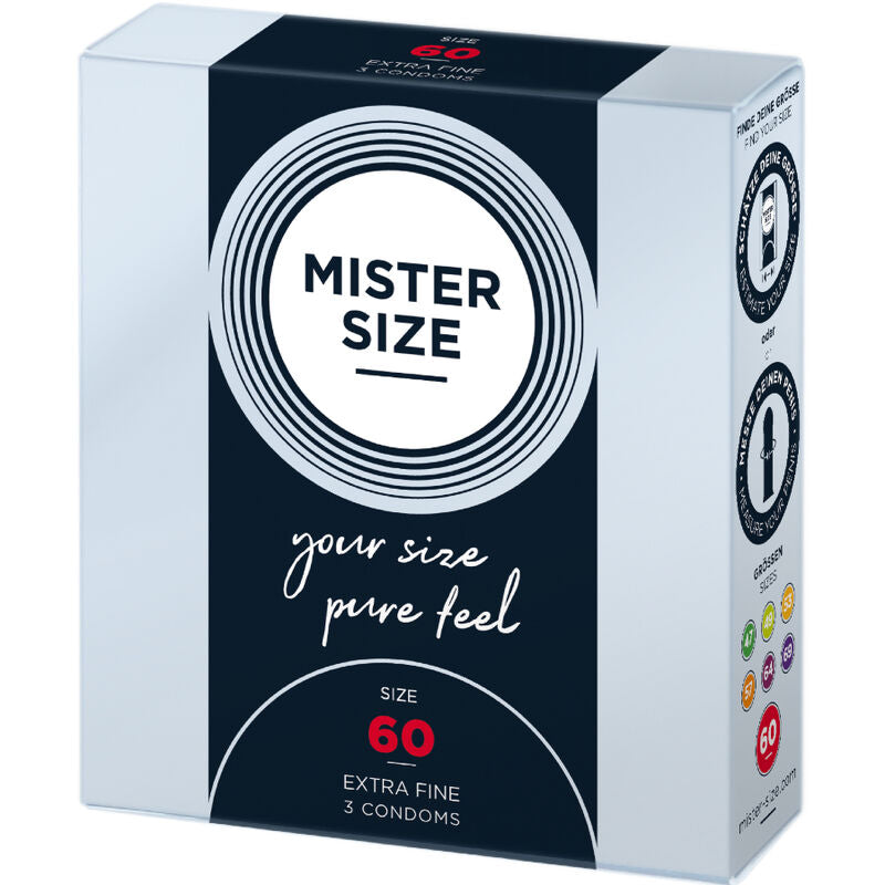 MISTER SIZE kondom storlek XL 60 mm, 3 enheter