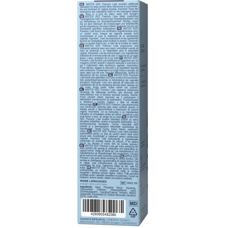 MISTER SIZE - PREMIUM GLIDMEDEL 100 ML
