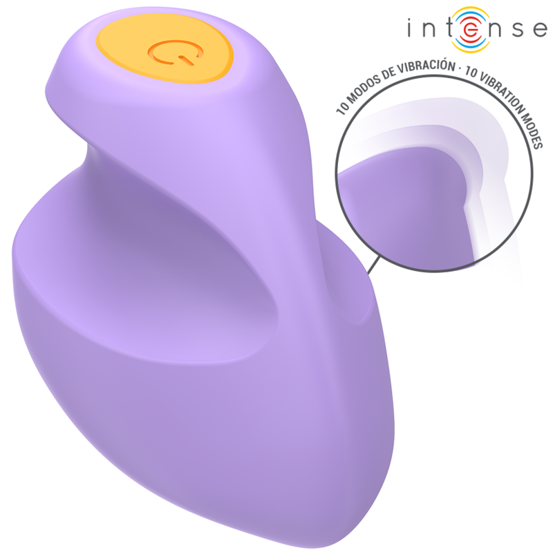 Lila vibrator URSULA från INTENSE med 10 vibrationslägen