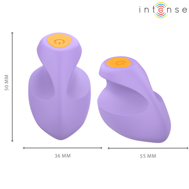 Lila vibrator URSULA från INTENSE med 10 vibrationslägen
