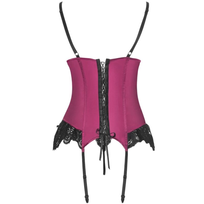 LIVCO CORSETTI FASHION AGRAFENA korsett och trosa i burgundy