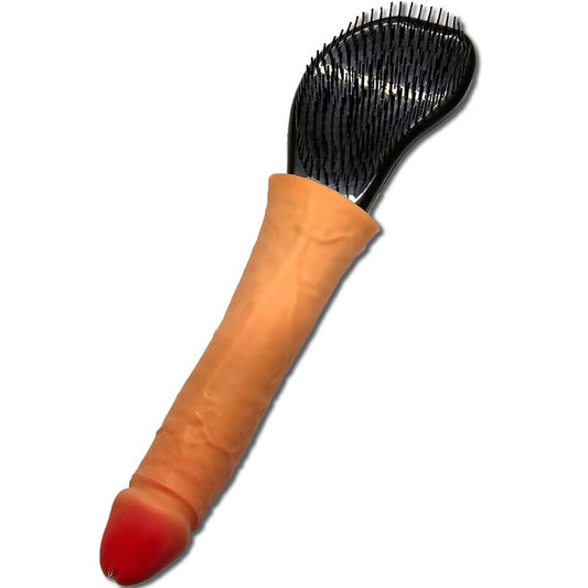 Hårborste med penis i spetsen