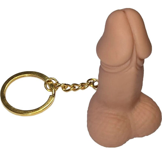 Nyckelring i form av penis, köttfärgad