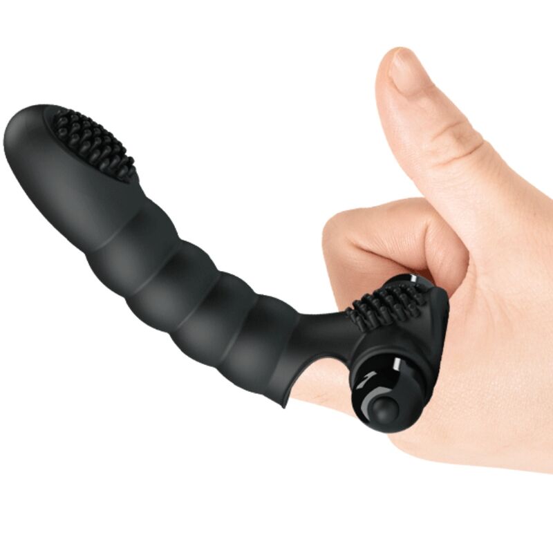 PRETTY LOVE Alexander finger vibrator i svart