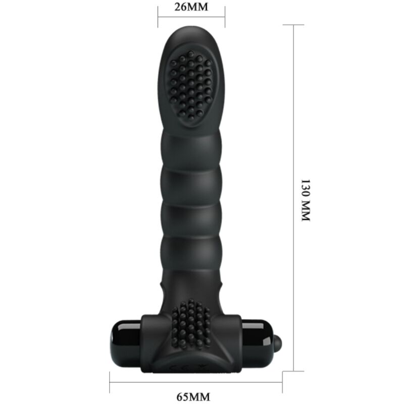 PRETTY LOVE Alexander finger vibrator i svart
